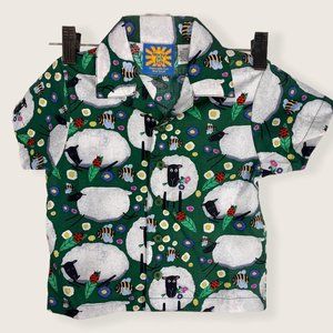 Wacky Jack Kids Sheep Button Up Shirt